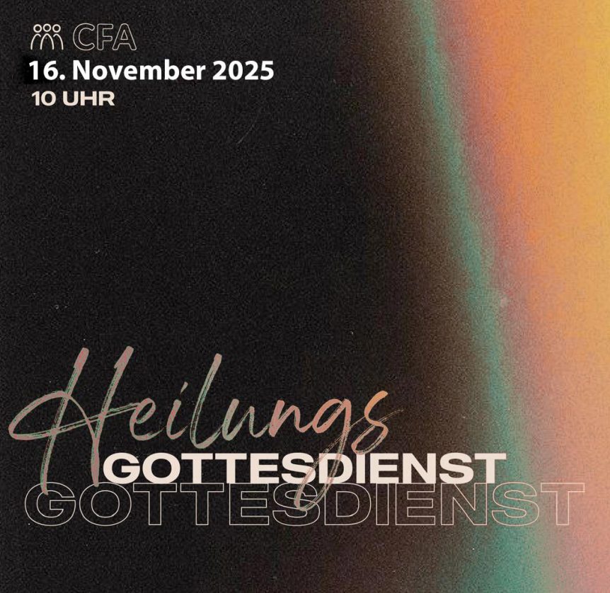 Heilungsgottesdienst 16.11.2025