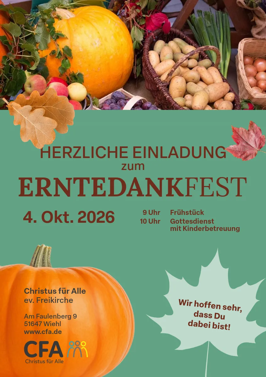 Featured image for “Erntedankfest 2026”